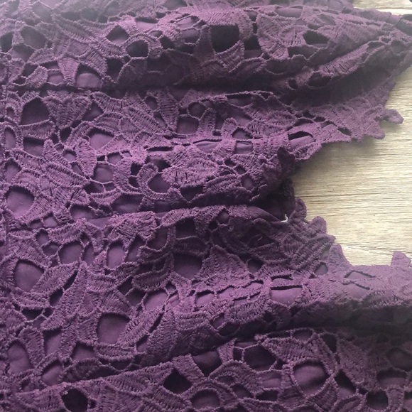 ASTR Lace Midi Dress Purple - Picture 5 of 5